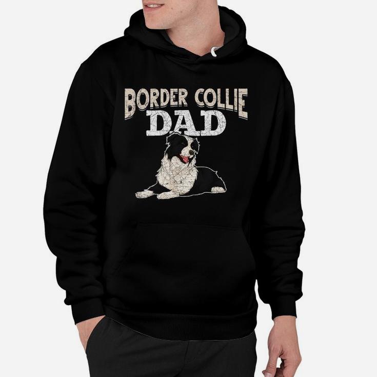 Animal Dad Fathers Day Dog Lover Men Border Collie Sweatshirt Hoodie