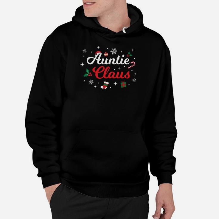 Auntie Claus Sweatshirt Aunt Cute Xmas Family Matching Shirt Hoodie