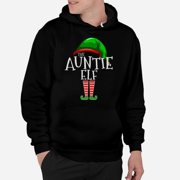 Auntie Elf Group Matching Family Christmas Gift Aunt Outfit Hoodie