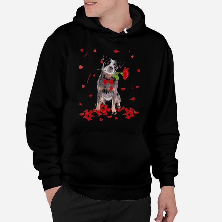 Australian Cattle Dog Valentine's Day Sweater Hoodie