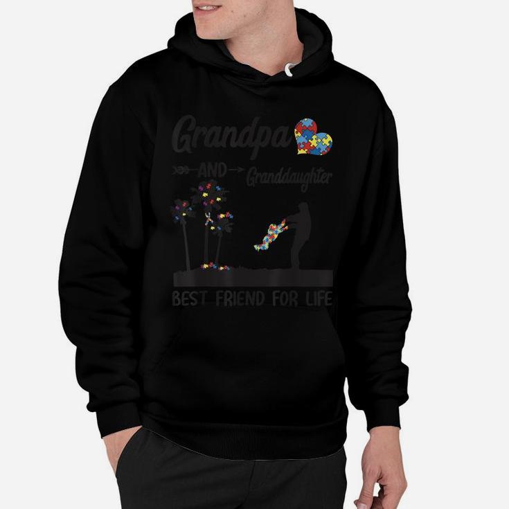 Autism Grandpa And Granddaughter Best Friend For Life Hoodie
