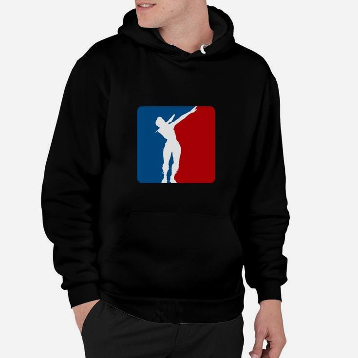 Basketballspieler Silhouette Herren Hoodie, Grafikdruck Design