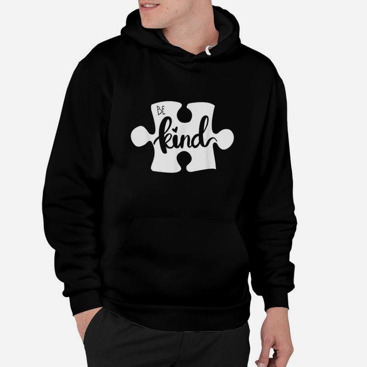 Be Kind Puzzle Piece Awareness Hoodie