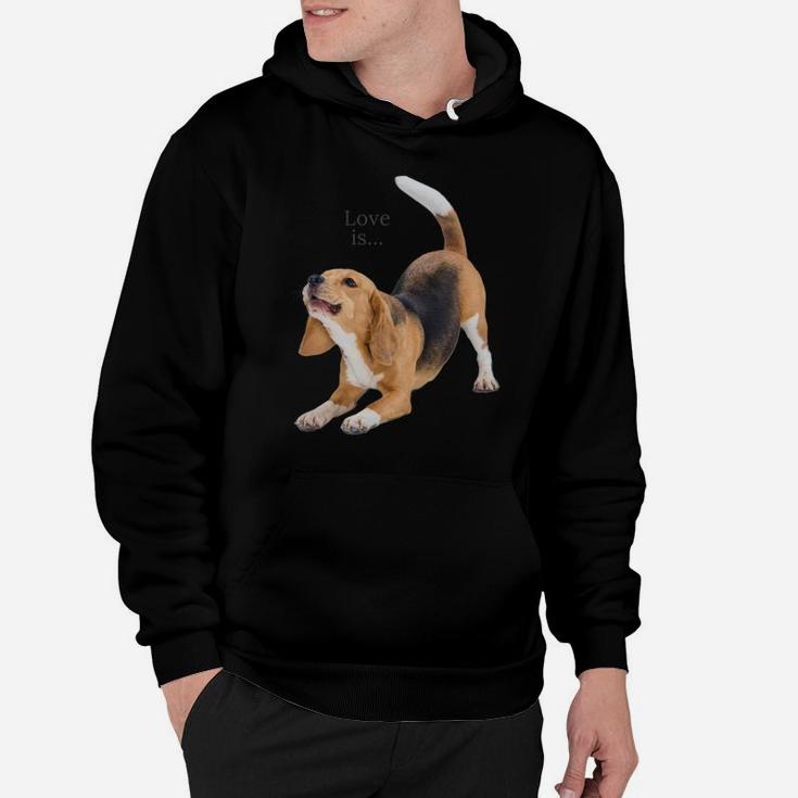 Beagle Shirt Beagles Tee Love Is Dog Mom Dad Puppy Pet Cute Sweatshirt Hoodie