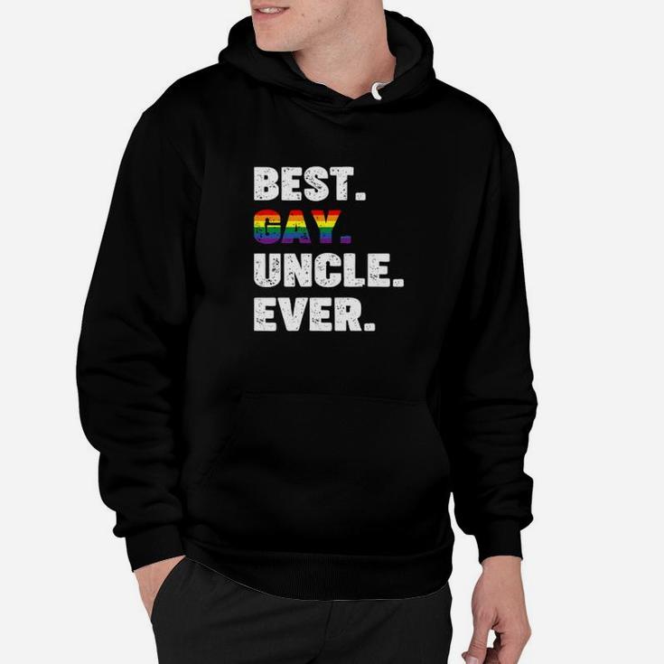 Best Gay Uncle Ever Lgbt Pride Hoodie