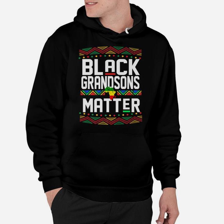 Black Grandsons Matter Shirt For Men Grandson History Month Hoodie