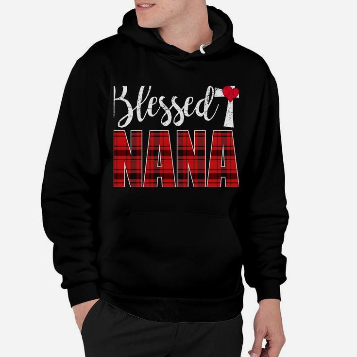Blessed Nana Cross Caro Christmas Funny Nana Gift Xmas Sweatshirt Hoodie