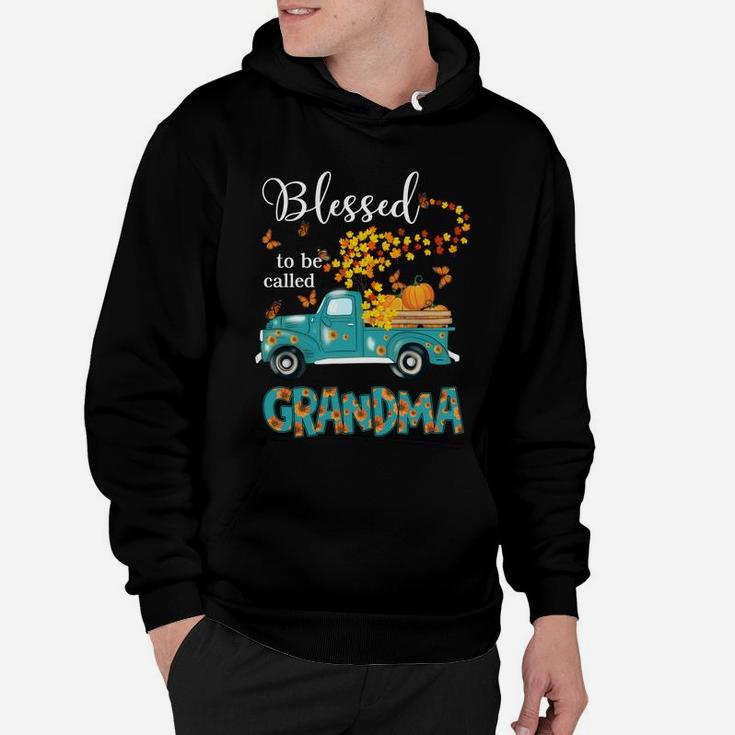 Blessed To Be Called Grandma Shirt Love Flower Truck Sweatshirt Hoodie