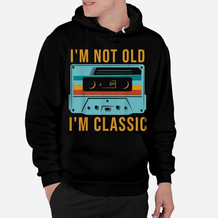 Cassette I’M Not Old I’M A Classic Graphic Plus Size Hoodie