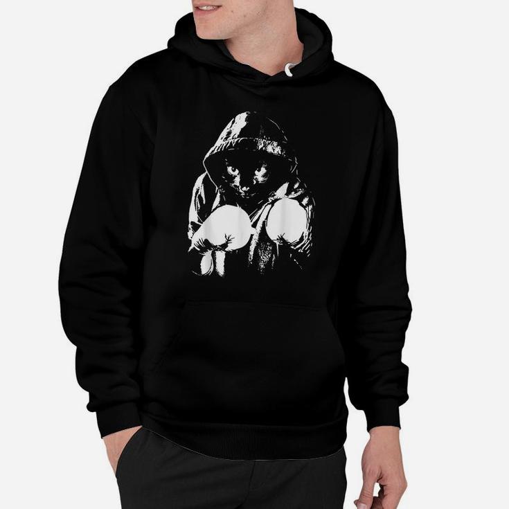 Cat Boxing | Creative Animal Lovers Cool Boxer Gift Hoodie
