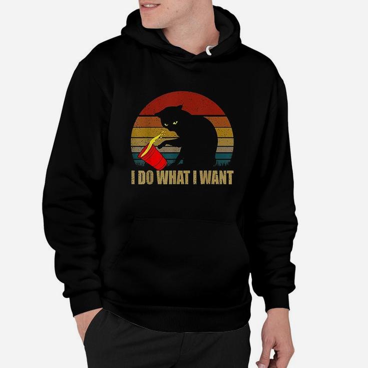 Cat I Do What I Want Hoodie Thegiftio UK