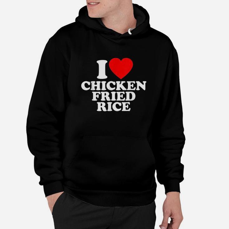 Chicken Fried Rice Love Heart Hoodie