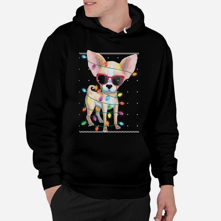 Chihuahua Christmas Ugly Sweater For Women Gift Dog Mom Sweatshirt Hoodie