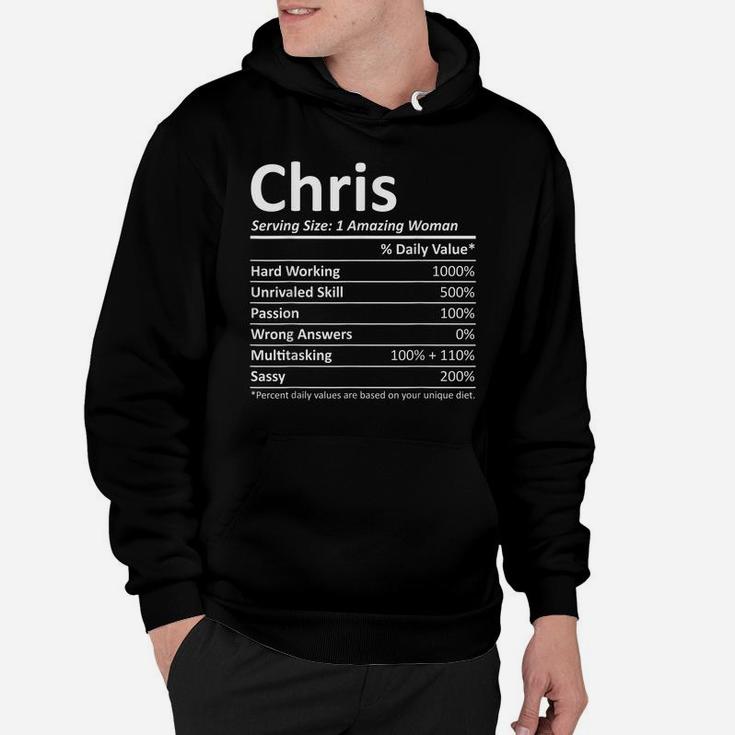 Chris Nutrition Personalized Name Funny Christmas Gift Idea Hoodie