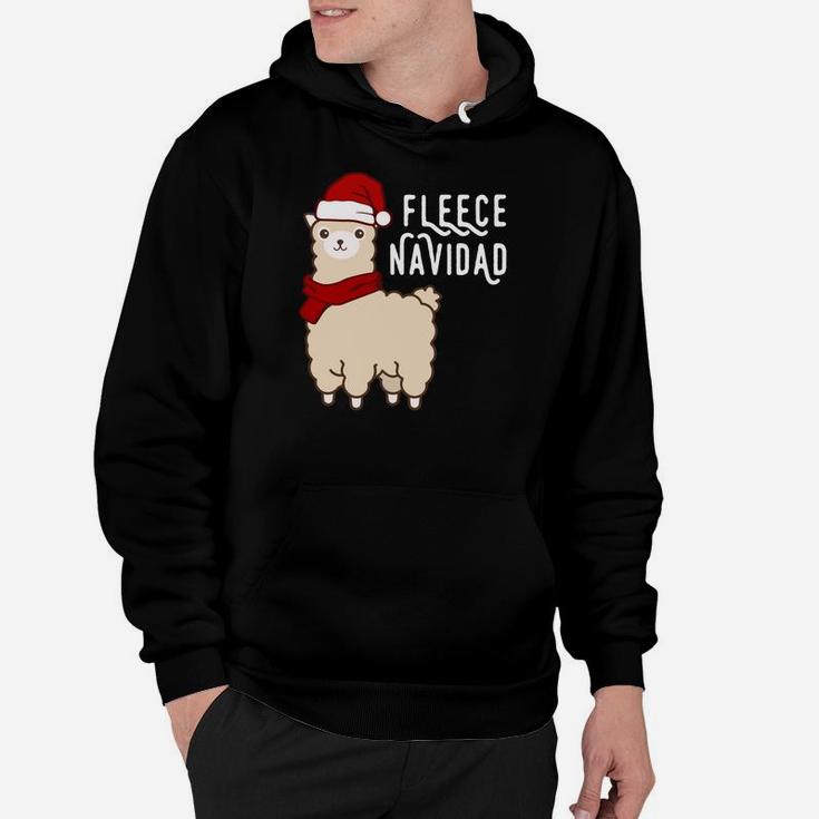 Christmas Alpaca Sweatshirt, Fleece Navidad Xmas Gift Hoodie