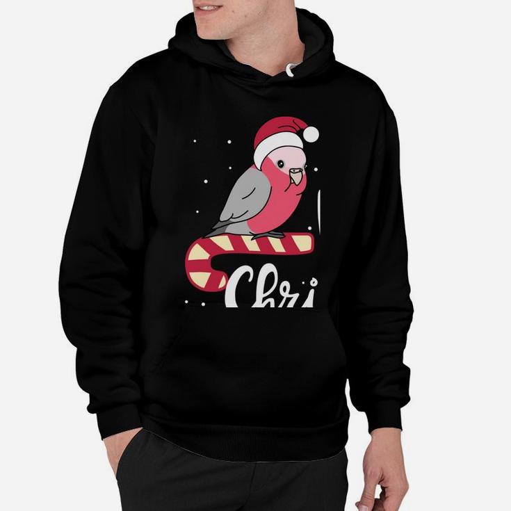 Chubby Galah Cockatoo Merry Christmas Kawaii Parrot Sweatshirt Hoodie