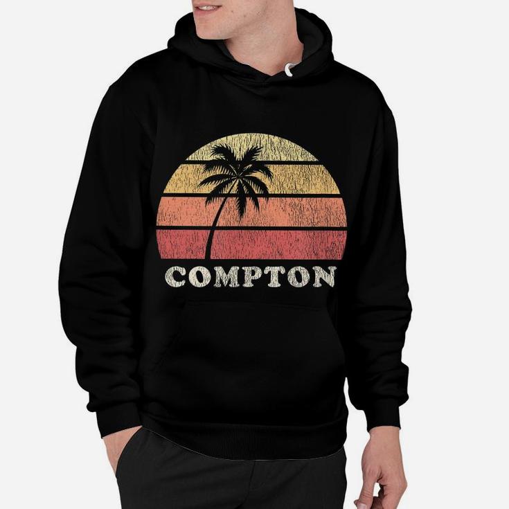 Compton Ca Vintage 70S Retro Throwback Design Hoodie