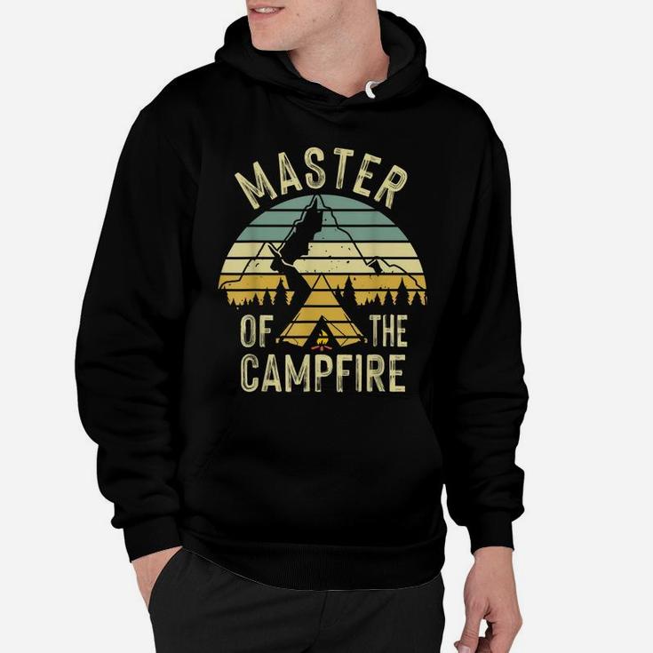 Cool Master Campfire Funny Camping Gift For Kids Men Women Hoodie