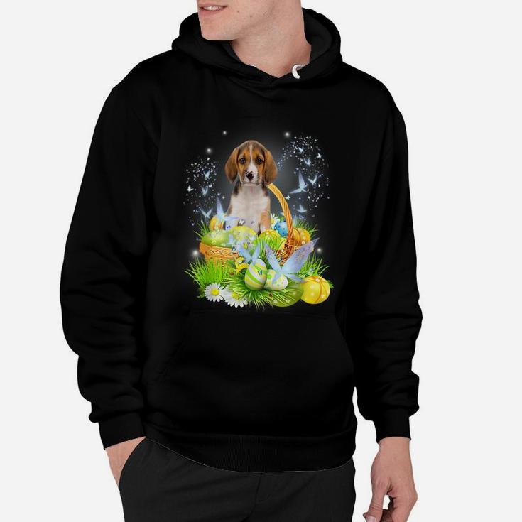 Cute Beagle Dog Pet Hunting Egg Tree Bunny Easter Day Hoodie