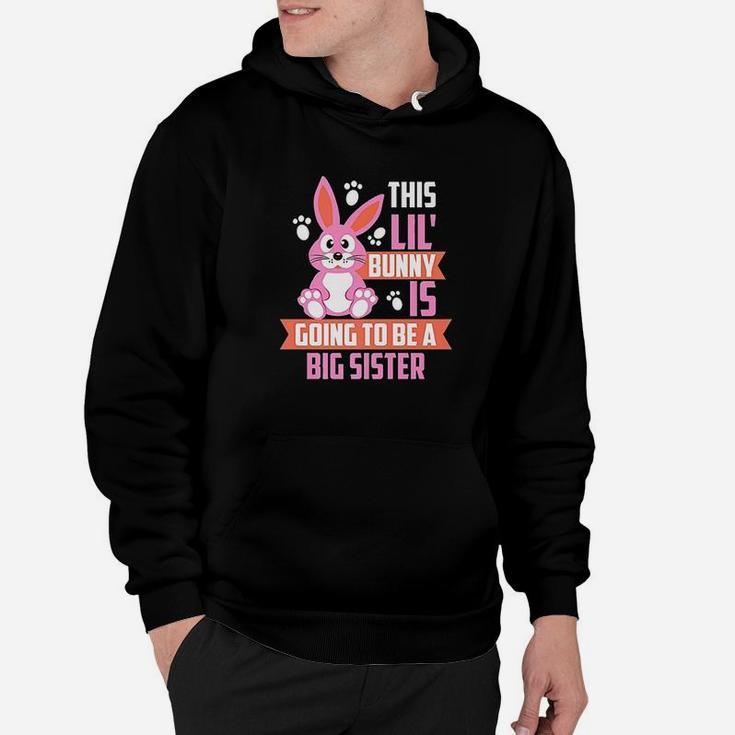 Cute Easter Sunday Big Sister Announcement Hoodie