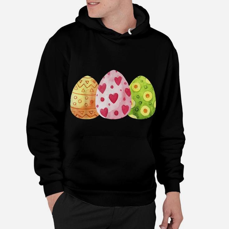 Cute Eggs Easter Day Family Matching Pajama Egg Hunting Hoodie