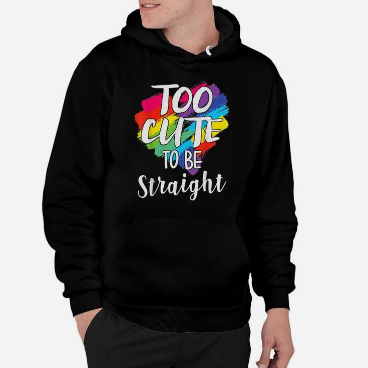 Cute Rainbow Shirt Lgbt Lesbian Gay Bi Trans Gay Pride Hoodie