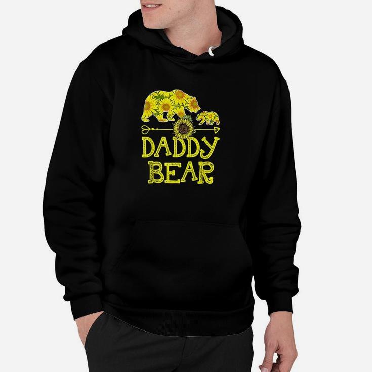 Daddy Bear Sunflower Funny Mother Father Gift Hoodie