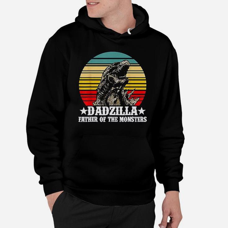 Dadzilla Father Of The Monsters Dinosaur Hoodie