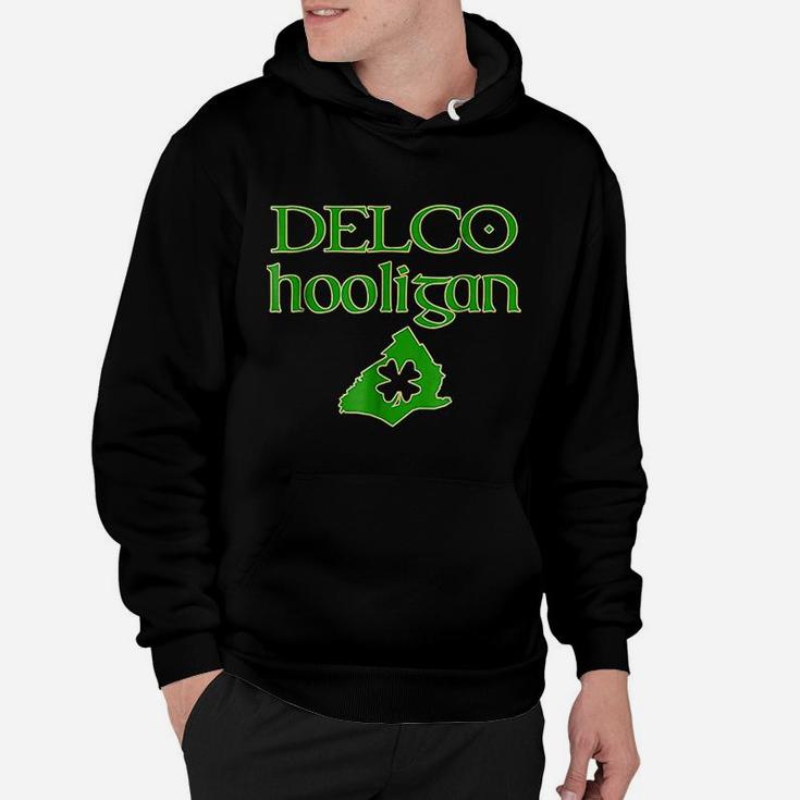 Delco Hooligan Irish Delaware County Shamrock Hoodie