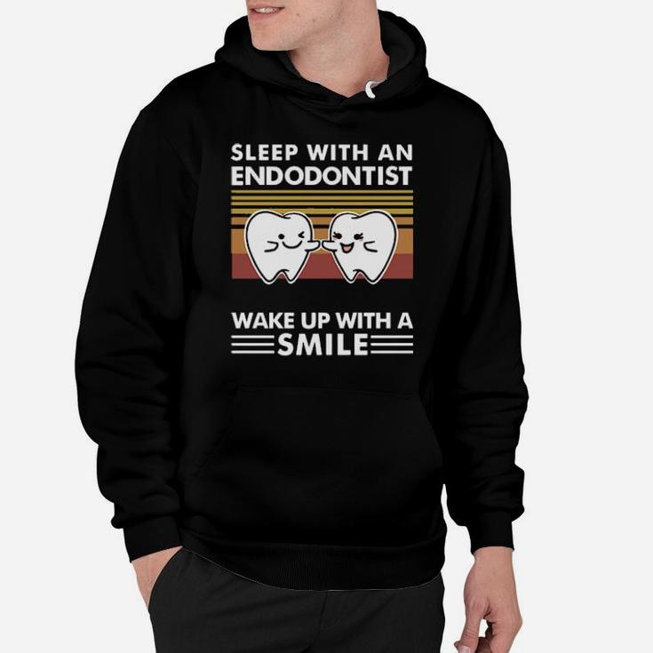 Dentist Sleep With An Endodontist Wake Up With A Smile Vintage Hoodie