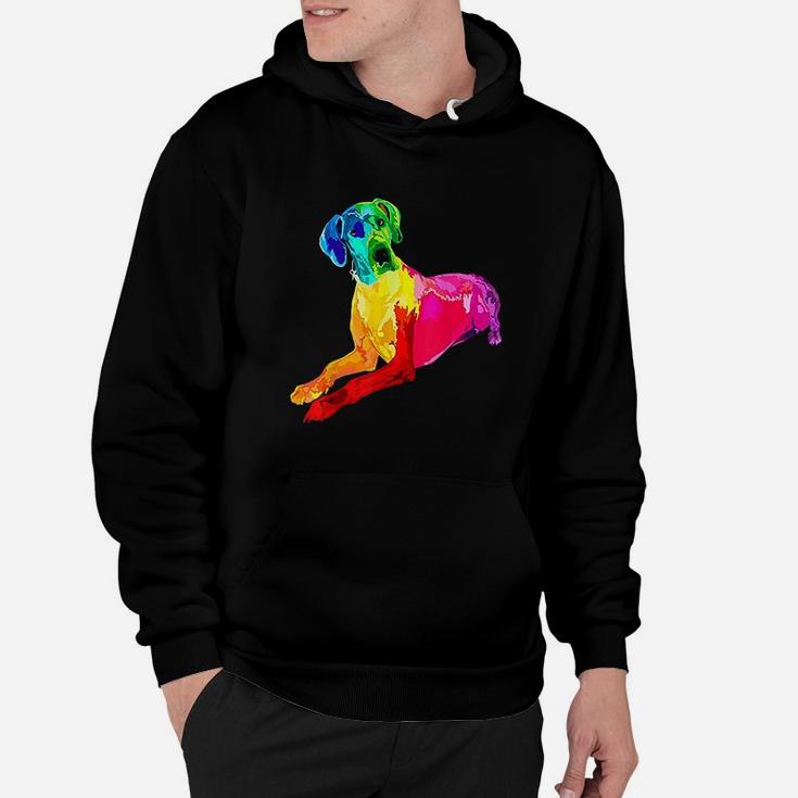 Dog Lover Gifts Great Dane For Women Colorful Great Dane Men Hoodie