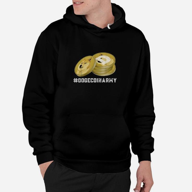 Dogecoinarmy Dogecoin Cryptocurrency Design Hoodie