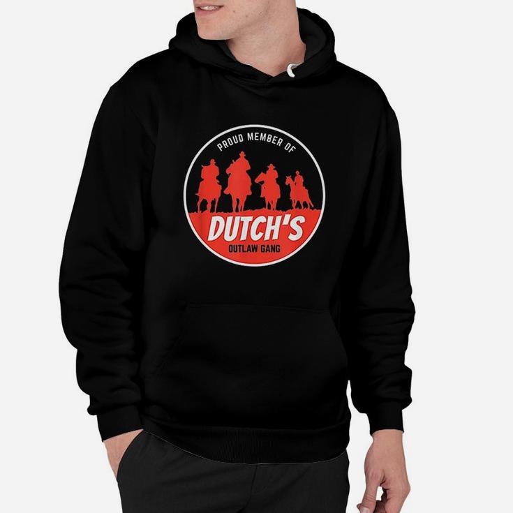 Dutchs Gang  Red Horse And Cowboy Adventure Hoodie