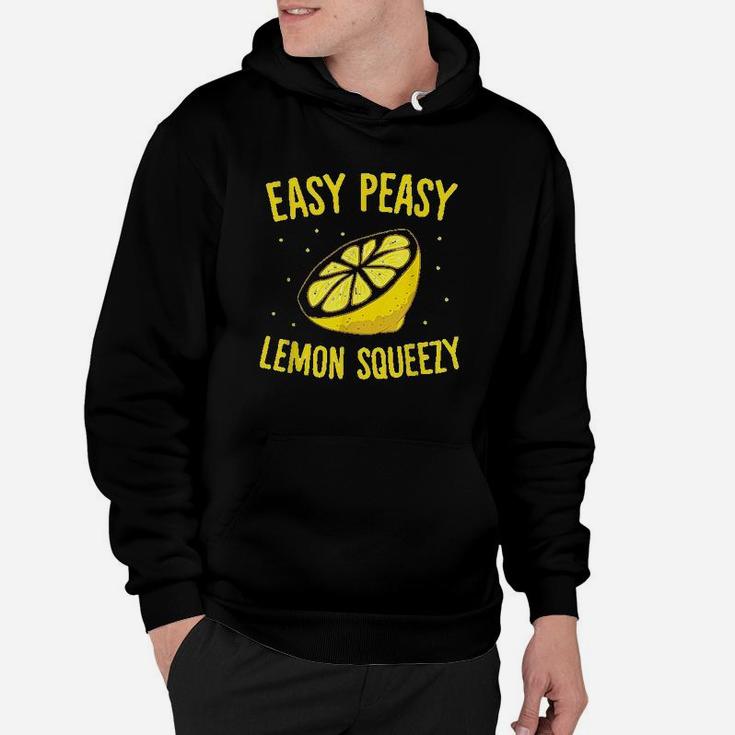 Easy Peasy Lemon Squeezy Funny Lemons Summer Lemonade Hoodie