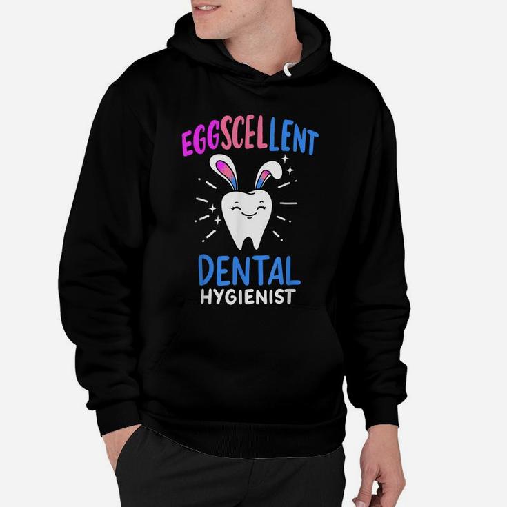 Eggscellent Dental Hygienist Easter Bunny Hunting Dentist Hoodie
