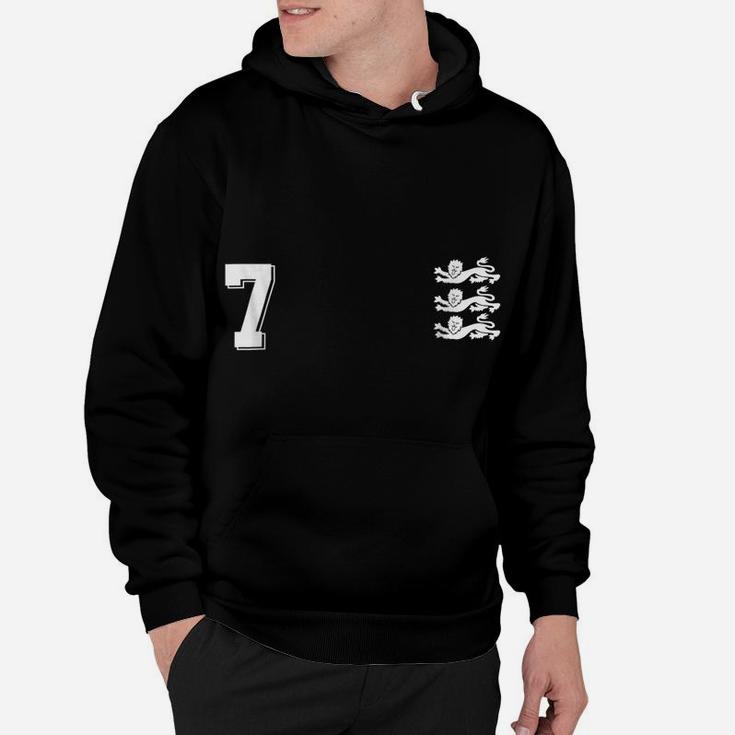 England Football Jersey 1966 Soccer  7 Red Lions Hoodie