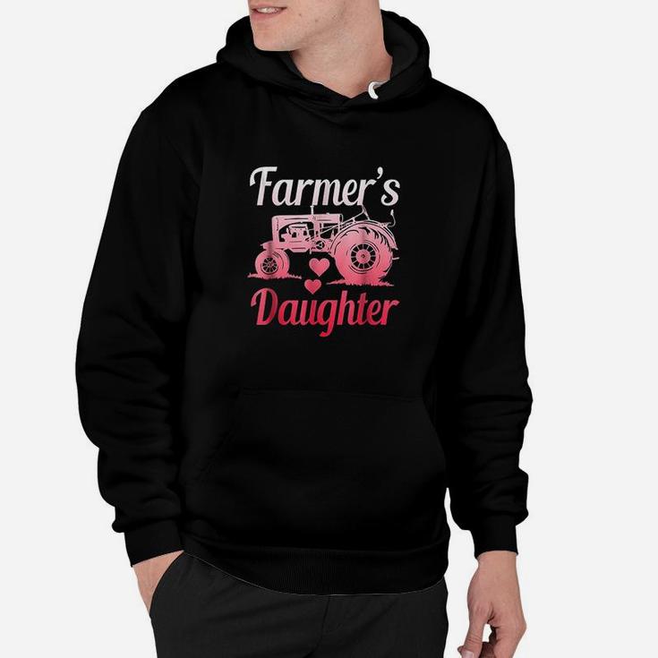 Farmers Daughter Farm Girl Tractor Lover Hoodie