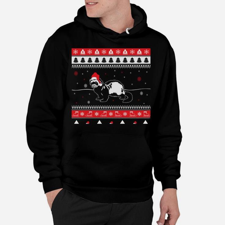 Ferret Funny Pet Ugly Christmas Gift Sweatshirt Hoodie