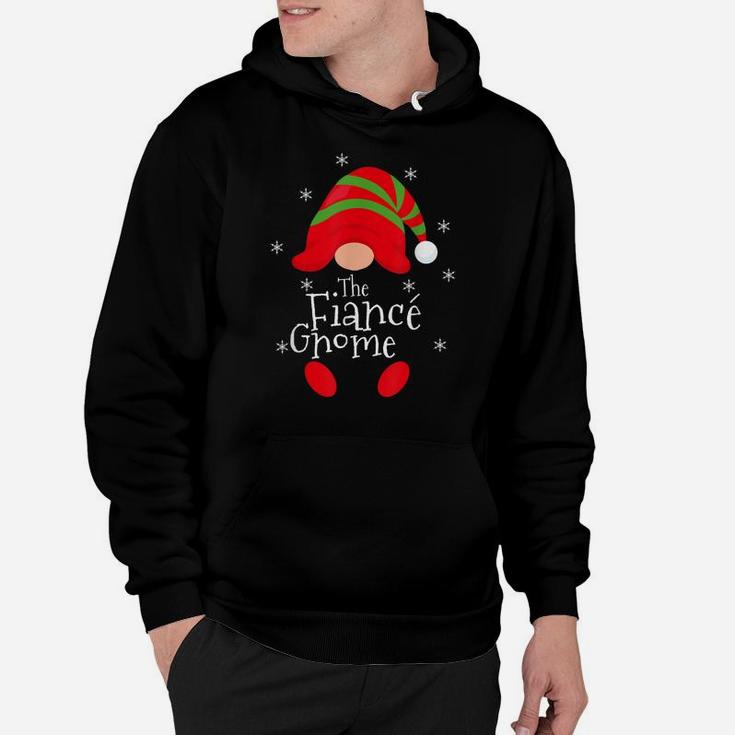 Fiancé Christmas Gnome Matching Getting Married Funny Xmas Hoodie