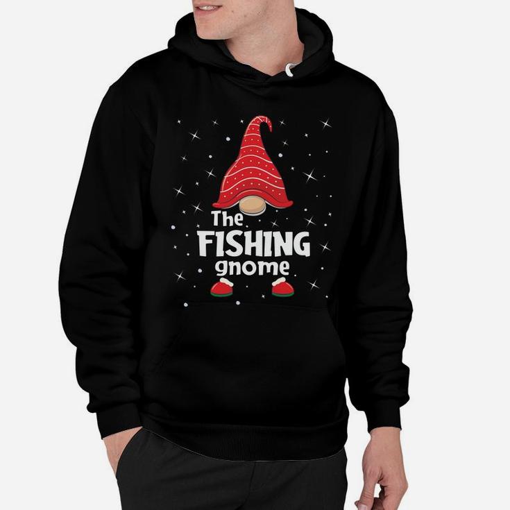 Fishing Gnome Family Matching Christmas Funny Gift Pajama Sweatshirt Hoodie