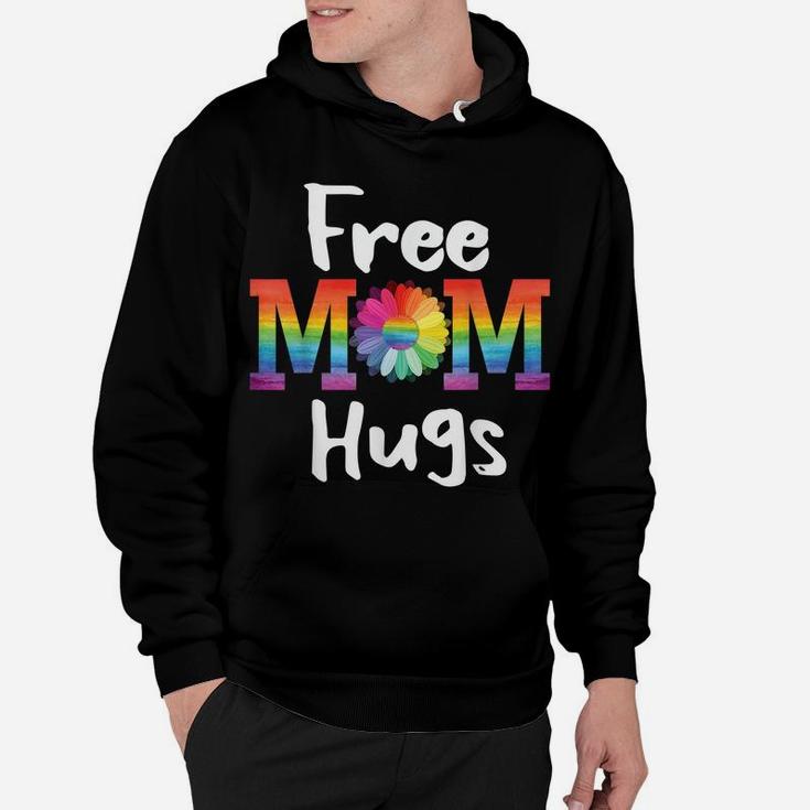 Free Mom Hugs  Lgbt Pride Parades Daisy Flower Shirt Hoodie