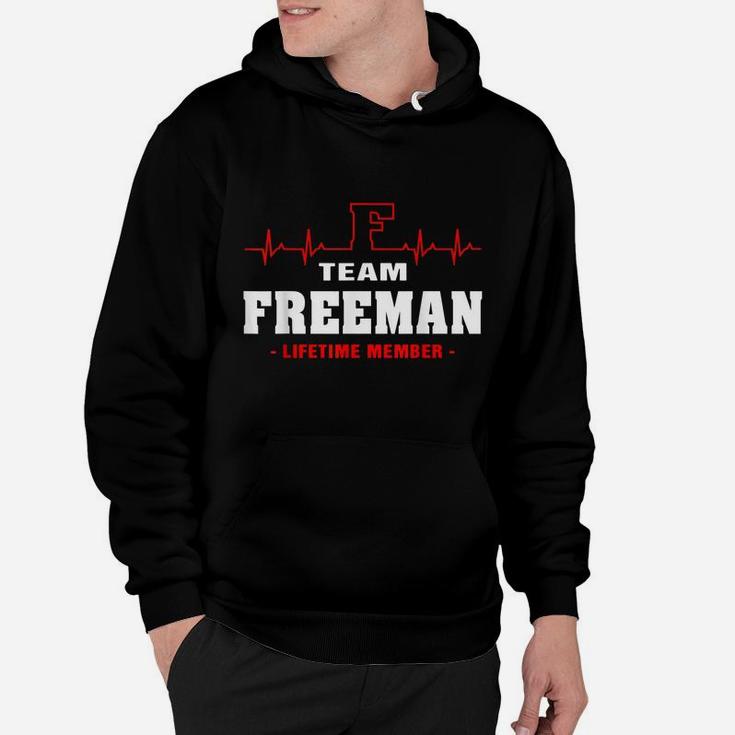 Freeman Surname Proud Family Team Freeman Lifetime Member Hoodie