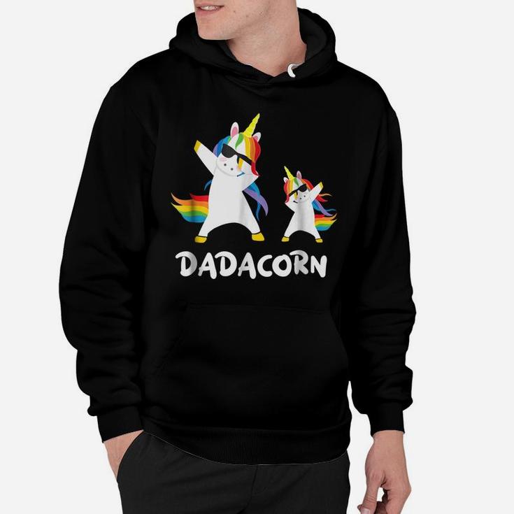 Funny Dad Unicorn Dadacorn Dabbing T Shirt Daddy Father Gift Hoodie