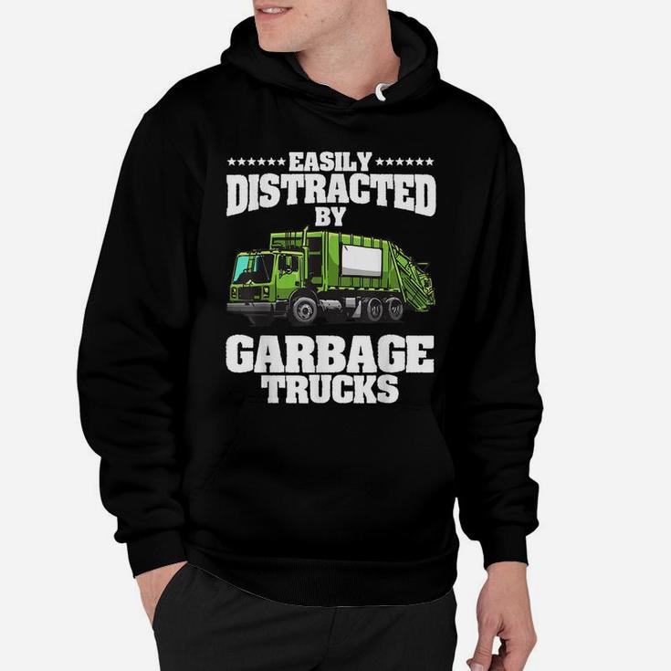 Funny Garbage Trucks Design Kids Men Women Trash Truck Lover Hoodie