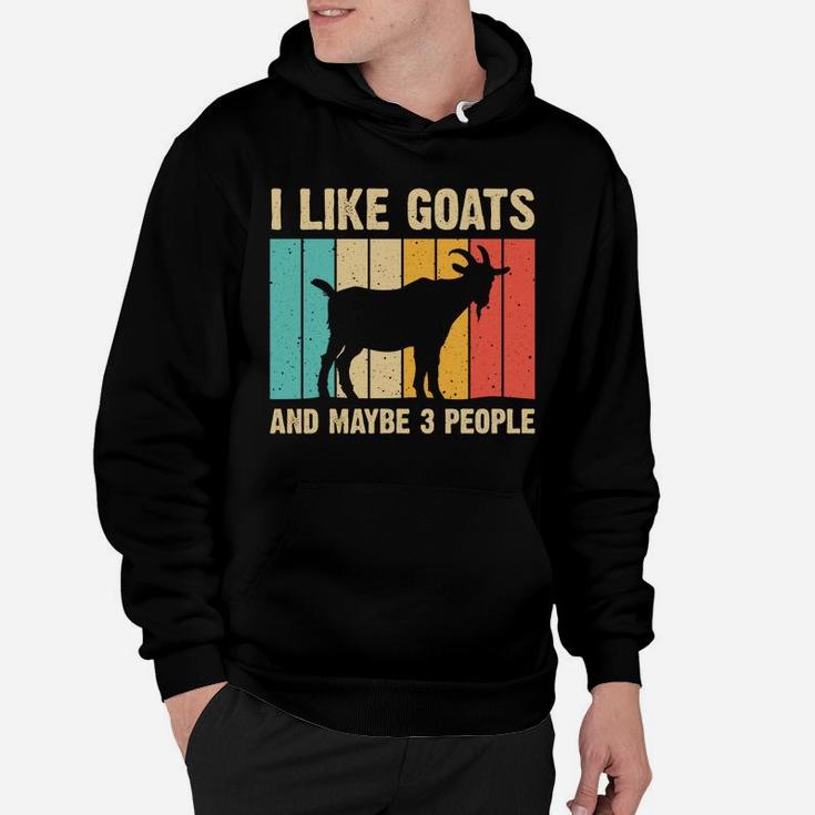 Funny Goat Art For Men Women Kids Farming Goat Lover Stuff Sweatshirt Hoodie