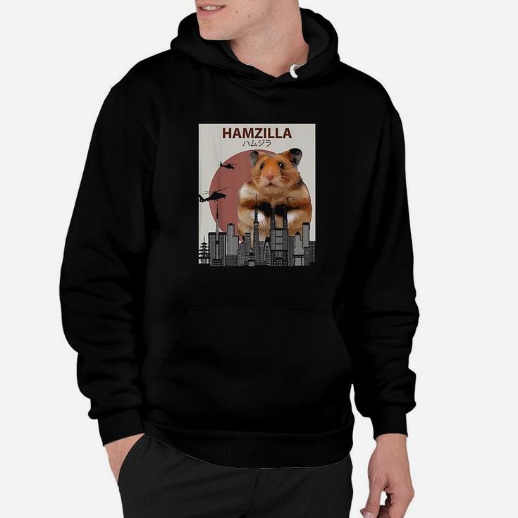 Funny Hamster Hamzilla- Cute Gift For Hamster Lovers Hoodie