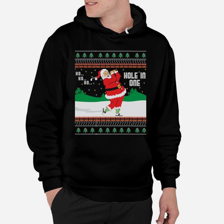 Funny Ho Ho Ho Ugly Santa Golf Christmas Sweater Jumper Sweatshirt Hoodie