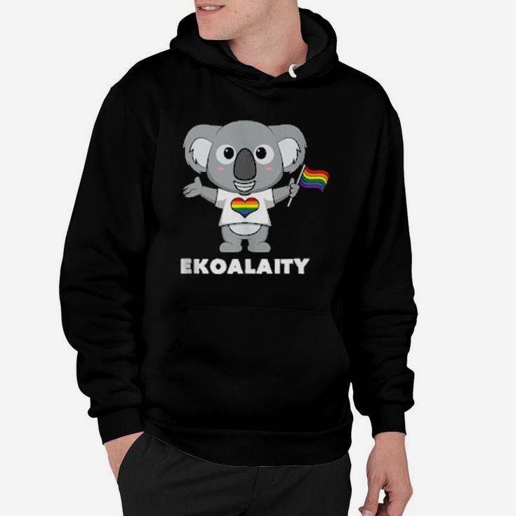 Funny Lgbt Koala Bear Equality Gay Pride Flag Hoodie