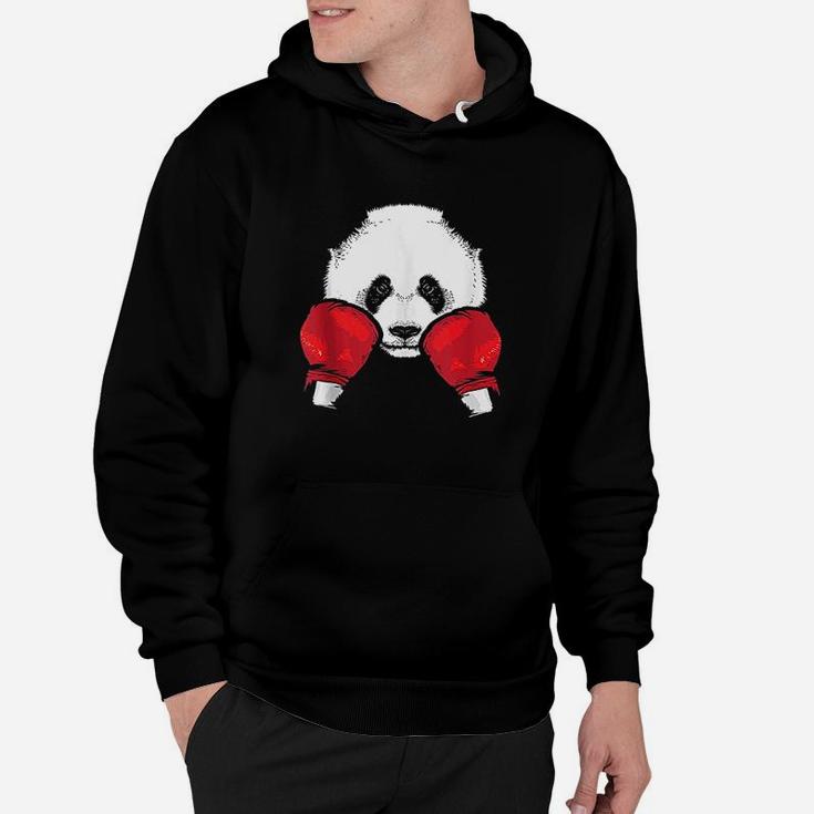 Funny Panda Boxing Cool Animal Lover Gloves Boxer Fan Gift Hoodie