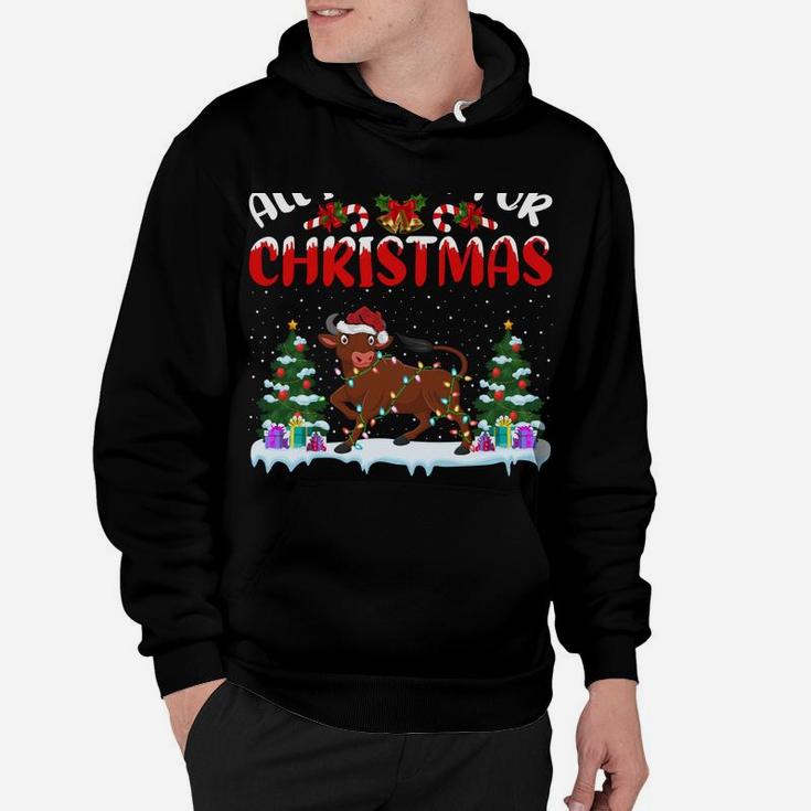 Funny Santa Hat All I Want For Christmas Is A Buffalo Hoodie